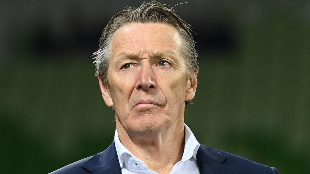 MELBOURNE, AUSTRALIA - AUGUST 26: Storm coach Craig Bellamy looks on following the round 24 NRL match between the Melbourne Storm and the Sydney Roosters at AAMI Park on August 26, 2022, in Melbourne, Australia. (Photo by Quinn Rooney/Getty Images)