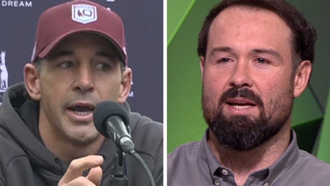 ‘Not talking in the pub’: Emotional Slater references late NRL coach in powerful reply to ‘grub’ claim