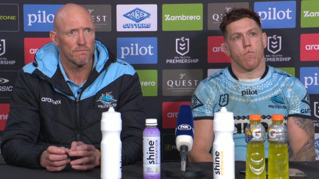 ‘They simply got the jump’: Fitzgibbon’s honest admission as Sharks’ defensive woes roll on