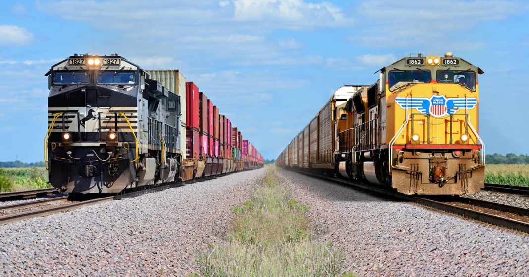 Union Pacific and Norfolk Southern propose merger to create nation's first transcontinental railroad