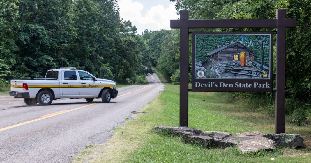 Wife in Devil's Den double homicide was fatally stabbed after trying to save husband in Arkansas park attack