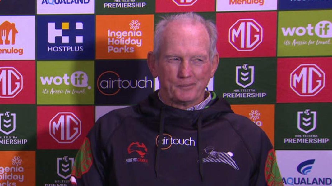 ‘Do we have a party?’: Wayne Bennett at his cheeky best as ‘gutsy’ Rabbitohs to avoid spoon