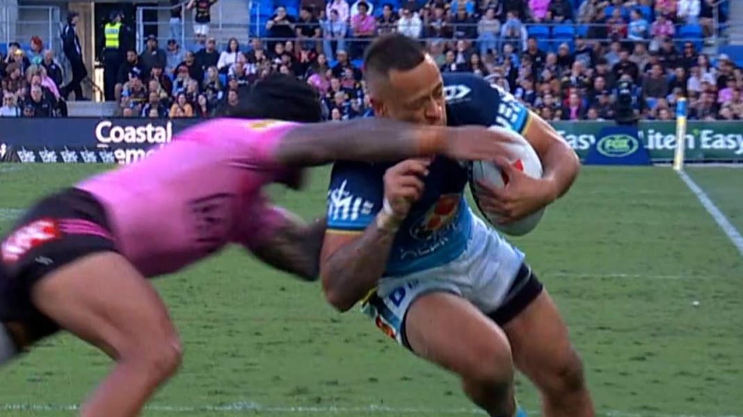 ‘No! No! No!’ Commentators shocked by controversial decision to deny Titans a penalty try