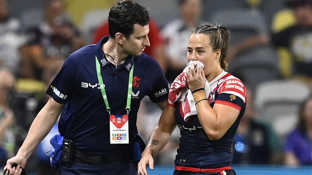 Roosters hopeful of big boost after Isabelle Kelly’s grave injury fears averted
